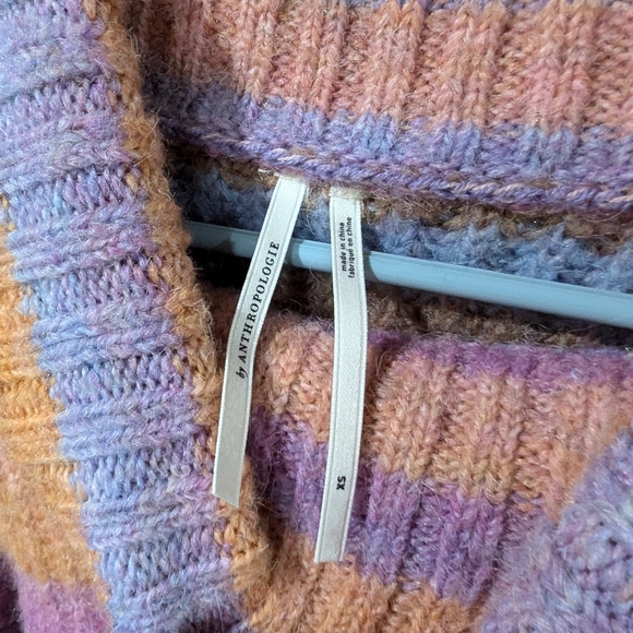 Anthropologie Colorful Crop Sweater - Picture 2 of 2